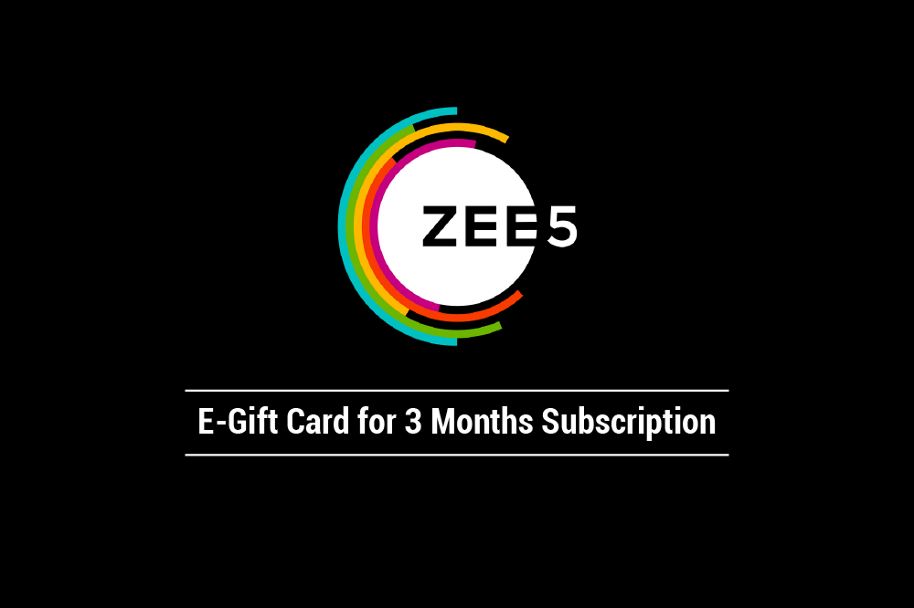 Zee5 E-Gift Card for 3 Months Subscription_img