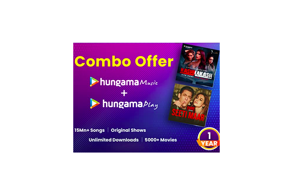 Hungama Combo E-Gift Card - 3 Months Subscription _img