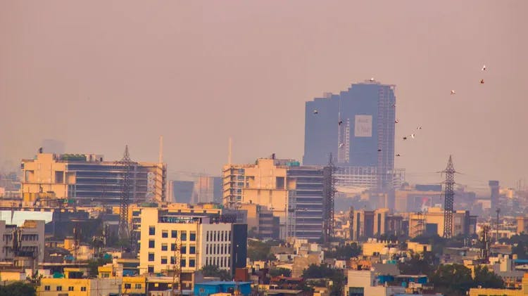 Skyline of Delhi